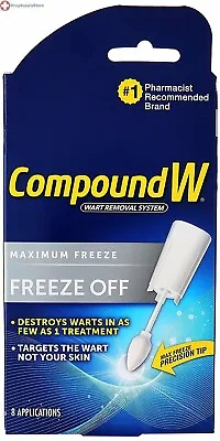 $26.45 • Buy Compound W Freeze Off Wart Remover-8 Applications