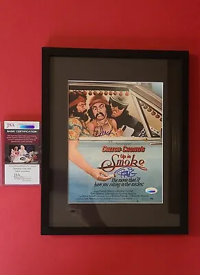 Cheech And Chong Signed 11x14  Frame 8x10 Up In Smoke Movie Poster Photo JSA • £66.01