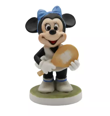 Vintage Walt Disney Productions Minnie Mouse Ceramic Tennis Player Figurine  • $14.99