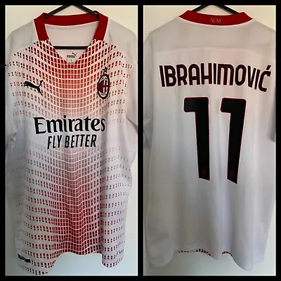 Genuine 20/21 AC Milan Away Shirt (Ibrahimovic) • £60