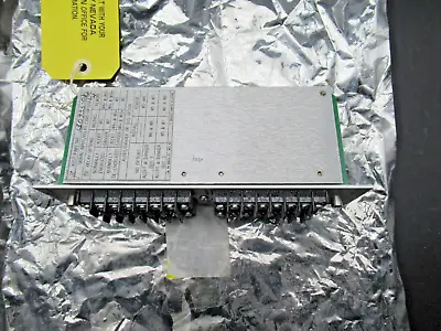 GE Bentley Nevavda Velomitor 130733-01 For 3300 PLC I/O Card *New Old Stock* • $229.99