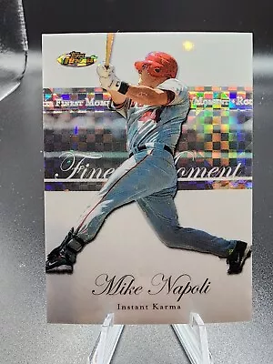 2007 Topps Finest Moments Mike Napoli #RFM-MN Xfractor /25 • $16.72