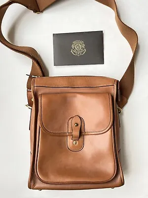 Ghurka Marley Hodgson Chestnut Leather Shoulder Bag 270 The Gearpack II $1300 • $895