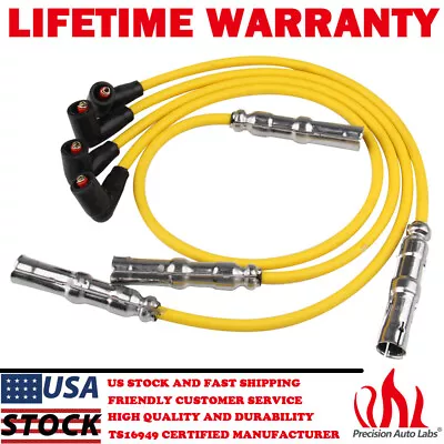 4Pcs Ignition Spark Plug Wires Set 27588 For Beetle Bora VW Golf GTI Jetta 2.0L • $20.59