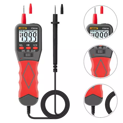  Multimeter Electronic Component Dc Clamp Pocket Multitool Electric Tester Ohm • £17.15