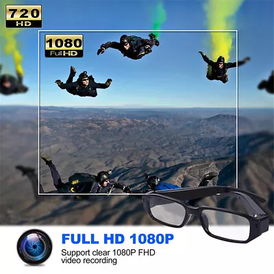 1080P HD Mini Camera Glasses DVR Sports Smart Eyeglass Video DV Recorder Cam • $23.32