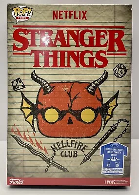 Funko Pop! Tees Boxed Stranger Things T-Shirt HELLFIRE CLUB Size XL • $15.50