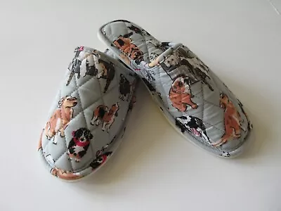 Vera Bradley Quilted Travel Slippers Dog Show Print Size Small (5-6) New • $20