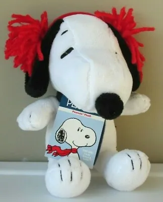 Snoopy Christmas Plush Peanuts Music Winter  RARE Red Ear Muffs • $18.99