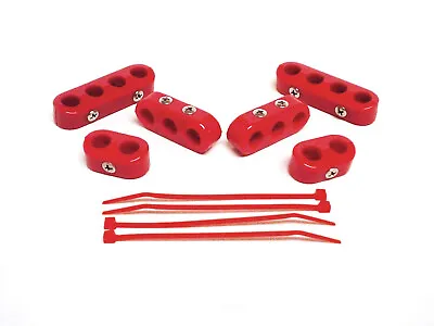 $17.50 • Buy Taylor Cable 42720 Spark Plug Wire Separator 7-8mm Wire Clamp Style Holder Red