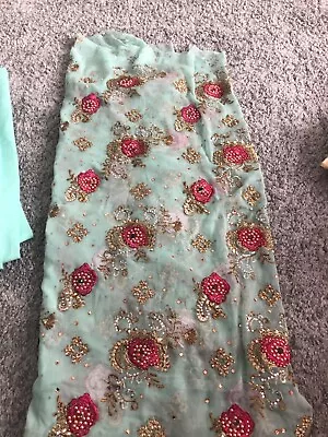 Indian Pakistani Salwar Kameez Unstitched Suit • £25