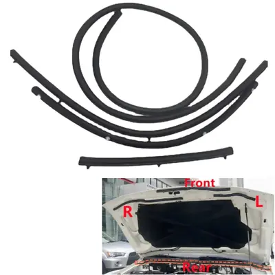 Hood Rubber Seal Weather Strip Molding Trim For Mitsubishi Montero Pajero 00-06 • $33.11