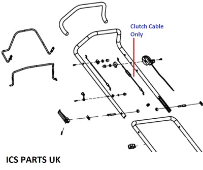 Cobra Lawnmower M51SPC Clutch Drive Cable 29100123101 Driving Cord Assembly • £14.20