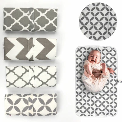 £4.87 • Buy Newborn Baby Portable Foldable Washable Travel Nappy Diaper Play Changing Mat UK