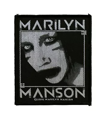 Marilyn Manson Villain Woven Sew On Battle Jacket Patch - Licensed 097-3 • $6.50