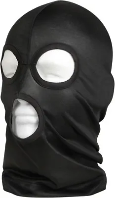 Black Tactical Lightweight Military Three Hole Face Mask • $8.99