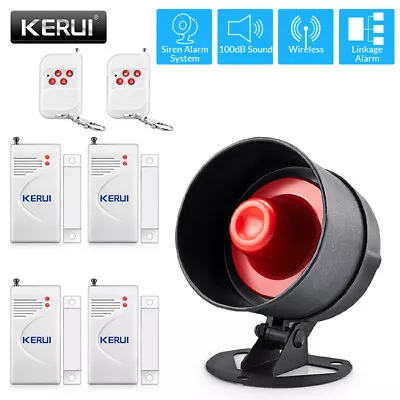 KERUI Wireless Anti-theft Alarm System 110dB Local Alarm Speaker Security System • $28.46