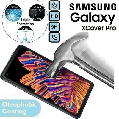 100% Tempered Glass Screen Protector (X Cover Pro) For Samsung Galaxy XCover Pro • £3.95