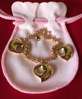 18 Carat Yellow Gold Monaca Charm Bracelet • £750