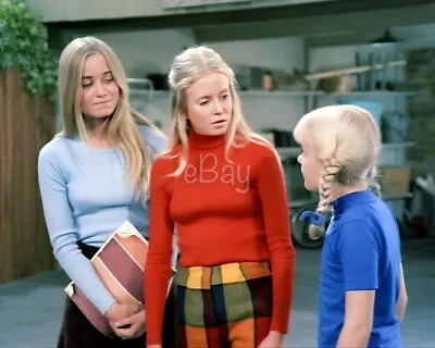 8x10 Color Photo Of Maureen McCormick Eve Plumb & Susan Olsen.  Free Shipping. • $6.99