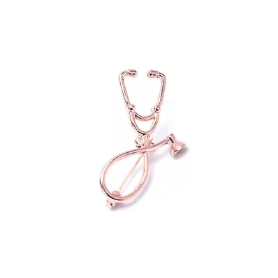 Fashion Trend Brooch Doctor Nurse's Stethoscope Brooch Medical Jewelry PinL APJ❤ • $4.98