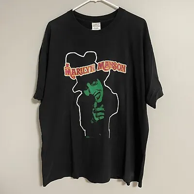 Vintage 1990s MARILYN MANSON DOPE FIEND T-shirt XL Rare ROCK WINTERLAND • $599.99