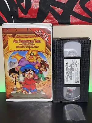 American Tail An - The Treasure Of Manhattan Island (VHS 2000 Clamshell) • $5.50