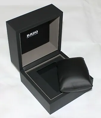 RADO Original Black Watch Box With Cloth And Booklet - Brand New Unused • £65