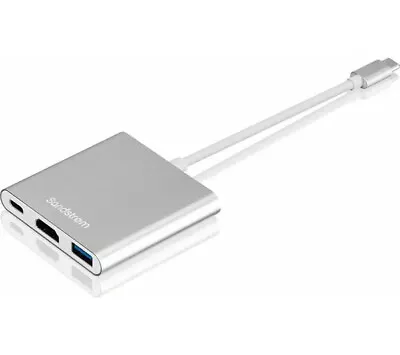 SANDSTROM USB Type C To Multi Adaptor Adapter Type C HDMI USB 3 Port S3IN1CA23 • £2.99