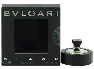 BVLGARI BLACK * Bvlgari 0.17 Oz / 5 Ml Miniature EDT Women Perfume Splash • $35.99