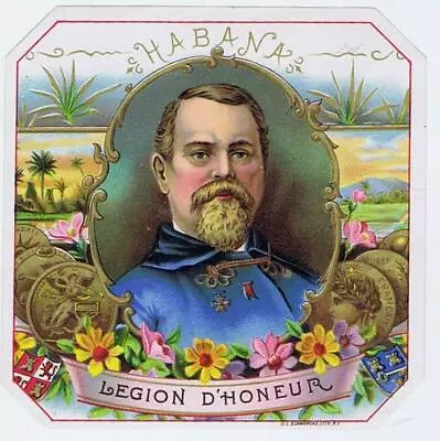 Legion D'Honeur Original Outer Cigar Label O.L. Schwencke Civil War Military • $55