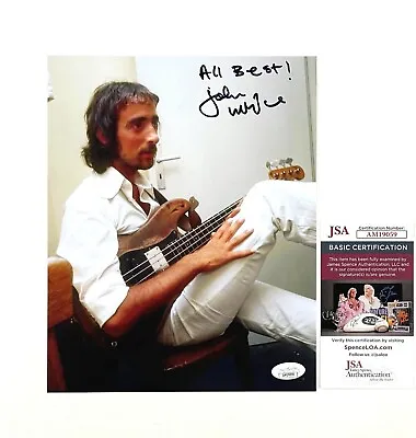 John McVie Of Fleetwood Mac Rare Signed 8x10 Photo Backstage Shot JSA Certified • $159.99