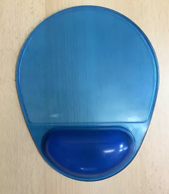 £6.99 • Buy Computer PC Laptop Soft Wrist Gel Rest Support & Mouse Mat Pad Gaming Blue