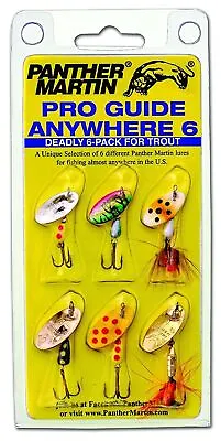 Panther Martin Best Of The Best Kit. AW6 Anywhere Pro Guide Trout Spinner Lures • $16.99