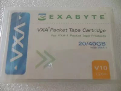 New Exabyte VXA V10 20/40GB Factory Sealed Data Tape Cartridge PN 111.00106  • $14.99