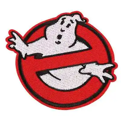 GHOSTBUSTERS Embroidered Patch Iron On Sew Badge Left 80s Movie Ghost Halloween • $5.99