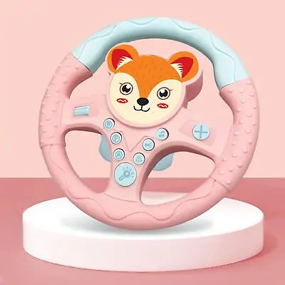 Steering Wheel Toy Driving Wheel For Educational Car Seat Toys Kids Infant • £7.82