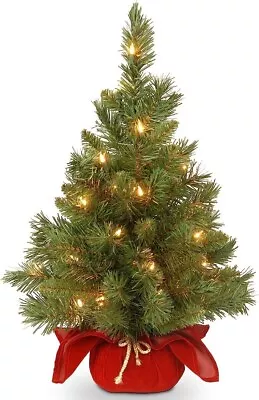 212 Main 212MSTW Majestic Spruce 2 FT Christmas Tree In Burgundy Cloth Bag • $4.99
