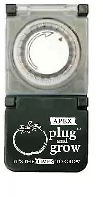 Plug And Grow Heavy Duty  Grow Light Hydroponics 4A Plug In Timer • £6.95