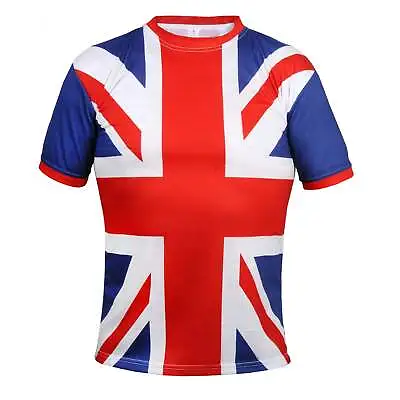 Union Jack Men’s T-Shirt  Full Union Jack On Front AND Back          UK Seller • £5.99