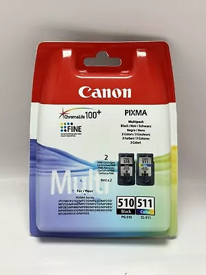 Canon 2970B010 Ink Cartridge - Multipack | 510 Black & 511 Colour • £26.99