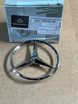 Mercedes-Benz W204 C-Class Genuine Trunk Emblem Star C250 C300 C350 C63 AMG NEW • $24.99