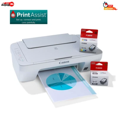 $76.30 • Buy Canon PIXMA HOME MG2460 All-In-One Printer Quiet Full HD Print With Ink Black AU