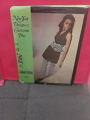 Mccalls 1067 New York Designer Plus Dress Pants Top Sewing Pattern  Size 12 Bust • $15