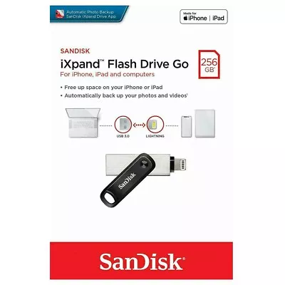 SanDisk IXPand Flash Drive USB 3.0 256GB Memory Stick For IPhone IPad PC Mac • $123.95