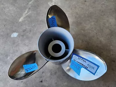 Re-conditioned 13 1/4  X 20p Mercury Laser 2 Ss Propeller 48-16990 20p P10453 • $415