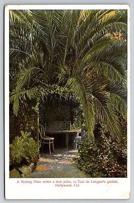 Paul De Longpre's Garden French Painter Hollywood CA Postcard CAD09 • $7.65