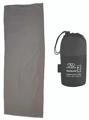 Highlander Sleeping Bag Liner Envelope Style 100% Polycotton With Stuff Sack • £18.95