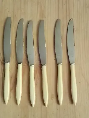 Great Set Of 6 Faux Bone Handled James Ryals  Knives  22cm • £25