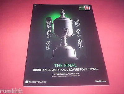 Fa Vase Final 2008 - Kirkham V Lowestoft @ Wembley  • £4.99